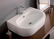 Раковина накладная Kerasan Flo 60 314201*1 Белая-7