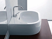 Раковина накладная Kerasan Flo 60 314201*1 Белая-8