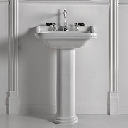 Раковина подвесная Kerasan Waldorf 60 4140K1bi/cr*3 Белая-2