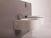 Биде Kerasan Flo 312501*1 подвесное Белое-9