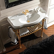 Консоль под раковину Kerasan Retro 100 730091 Золото-4