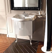 Тумба под раковину Kerasan Retro 60 7361K5 Белый глянец Хром-1