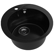 Кухонная мойка GranFest Rondo GF-R480 Черная-1