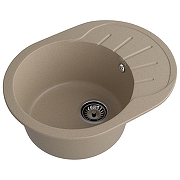 Кухонная мойка GranFest Rondo GF-R580L Песочная-1