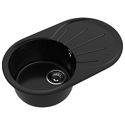 Кухонная мойка GranFest Rondo GF-R750L Черная-1