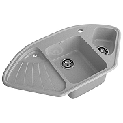 Кухонная мойка GranFest Corner GF-C1040E Серая-1