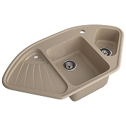 Кухонная мойка GranFest Corner GF-C1040E Песочная-1