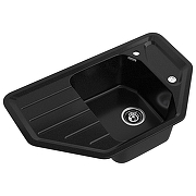 Кухонная мойка GranFest Corner GF-C800E Черная-1