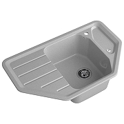 Кухонная мойка GranFest Corner GF-C800E Серая-1