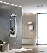 Душевая панель Ceruttispa Maiella W CT8984 Белая глянцевая-1