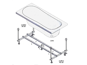 Акриловая ванна Ravak Domino Plus Set 150x70 70508040 без гидромассажа-3