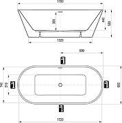 Акриловая ванна Ravak Solo 178x80 XC00100036 без гидромассажа-10