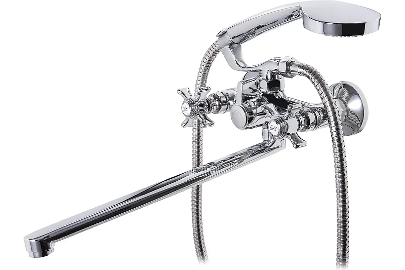 Смеситель для ванны Ekko E22024 универсальный 