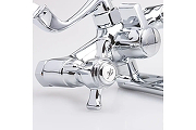 Смеситель для ванны Ekko E22024 универсальный Хром-5