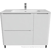 Тумба под раковину Iddis Edifice 100 EDI10WFi95 Белая-1