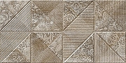 Керамический декор Beryoza Ceramica (Береза керамика) Астерия 2 коричневый 30х60 см