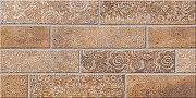 Керамический декор Beryoza Ceramica (Береза керамика) Брик коричневый 30х60 см