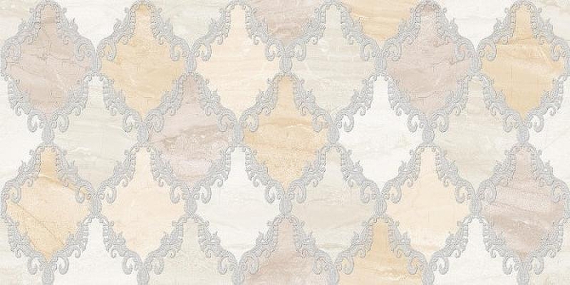 Керамический декор Beryoza Ceramica (Береза керамика) Дубай 3 светло-бежевый 