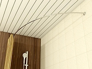 Карниз для ванны Relisan Tugatty Azalia/Aura 150х105 Гл000003415 Хром-1