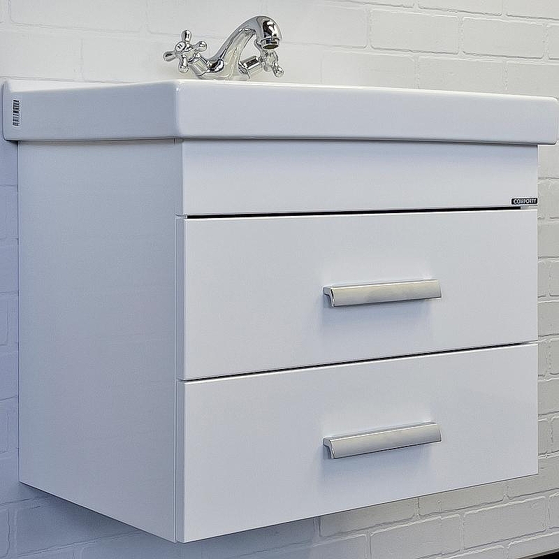 Тумба с раковиной Comforty Никосия 60П 00-00011161 подвесная 