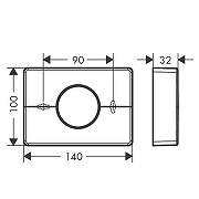 Диспенсер гигиенических пакетов Hansgrohe AddStoris 41773140 Шлифованная бронза-1