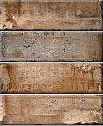 Керамическая плитка Beryoza Ceramica (Береза керамика) Brick house палевый Mix фасадная 7,5х25 см