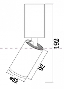 Потолочный светильник Maytoni Ceiling Wall Focus S C051CL-01G цвет плафона/подвески Золото, цвет арматуры Золото-8