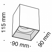 Потолочный светильник Maytoni Ceiling Wall Slim C015CL-01B цвет плафона/подвески Черный, цвет арматуры Черный-3