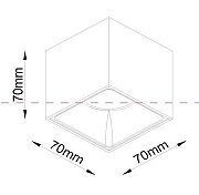 Потолочный светильник Maytoni Alfa LED C065CL-L12B3K цвет плафона/подвески Черный, цвет арматуры Черный-9