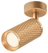 Потолочный светильник Maytoni Ceiling Wall Focus Design C034CL-01G цвет плафона/подвески Черный, цвет арматуры Золото