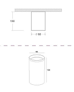 Потолочный светильник Maytoni Ceiling Wall Focus Design C036CL-01B цвет плафона/подвески Черный, цвет арматуры Черный-3