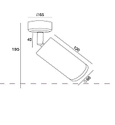 Потолочный светильник Maytoni Ceiling Wall Focus C017CW-01B цвет плафона/подвески Черный, цвет арматуры Черный-5