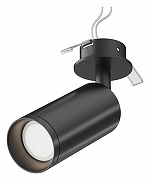 Встраиваемый светильник Maytoni Ceiling Wall Focus C018CL-01B цвет плафона/подвески Черный, цвет арматуры Черный