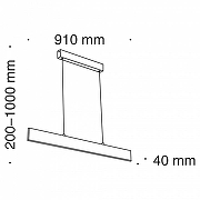 Подвесной светильник Maytoni Pendant Step P010PL-L23B4K Черный-3