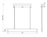 Подвесной светильник Maytoni Pendant Step P010PL-L23B Черный-9