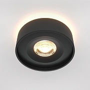 Встраиваемый светильник Maytoni Downlight Planet DL035-2-L6B цвет плафона/подвески Черный, цвет арматуры Черный-2
