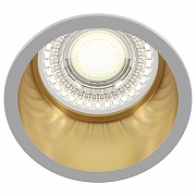 Встраиваемый светильник Maytoni Downlight Reif DL049-01WG цвет плафона/подвески Белый, Золото, цвет арматуры Белый-1