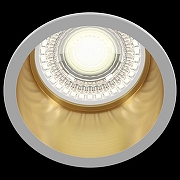 Встраиваемый светильник Maytoni Downlight Reif DL049-01WG цвет плафона/подвески Белый, Золото, цвет арматуры Белый-2
