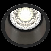 Встраиваемый светильник Maytoni Downlight Reif DL049-01B цвет плафона/подвески Черный, цвет арматуры Черный-3