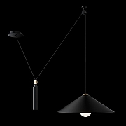 Подвесной светильник Maytoni Pendant Peso P080PL-01B Черный-2