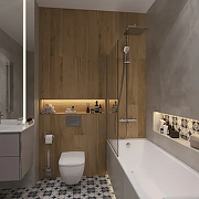 Душевая система Jacob Delafon Aleo E26809-CP цвет Хром-7