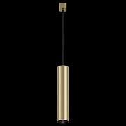 Трековый светильник Maytoni Single phase track system Focus TR025-1-GU10-MG цвет плафона/подвески Золото, цвет арматуры Черный-1