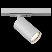 Трековый светильник Maytoni Single phase track system Focus S TR020-1-GU10-W цвет плафона/подвески Белый, цвет арматуры Белый-1