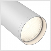 Трековый светильник Maytoni Single phase track system Focus S TR020-1-GU10-W цвет плафона/подвески Белый, цвет арматуры Белый-4