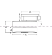 Трековый светильник Maytoni Single phase track system Magic TR006-1-12W3K-B цвет плафона/подвески Черный, цвет арматуры Черный-5