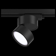 Трековый светильник Maytoni Single phase track system Onda TR007-1-12W4K-B цвет плафона/подвески Черный, цвет арматуры Черный-3