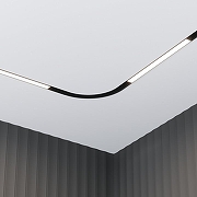 Трековый светильник Maytoni Magnetic track system Basis TR030-4-12W3K-WW-DS-B цвет плафона/подвески Черный, цвет арматуры Черный-3