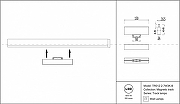 Трековый светильник Maytoni Magnetic track system Basis TR012-2-7W3K-B цвет плафона/подвески Черный, цвет арматуры Черный-2