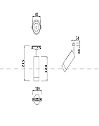 Трековый светильник Maytoni Magnetic track system Focus LED TR019-2-7W3K-B цвет плафона/подвески Черный, цвет арматуры Черный-5