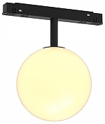 Трековый светильник Maytoni Magnetic track system Luna TR038-4-5W3K-WW-DS цвет плафона/подвески Белый, цвет арматуры Черный